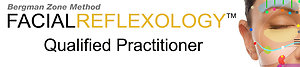Facial Reflexology. Face reflex Qalified logo